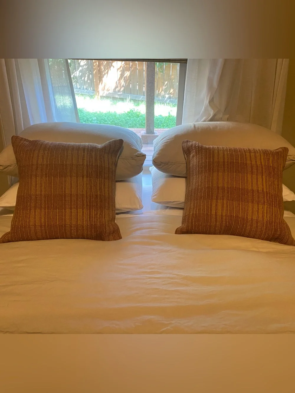 Penelope Terracotta Down Pillow by Magnolia